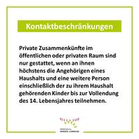 Regeln - Kontaktbeschr�nkungen