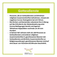 Regeln - Gottesdienste