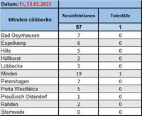 Fallzahlen 13.1.