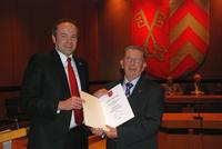 Ehrenamtspreis Wilhelm Dullweber mit Landrat Dr. Ralf Niermann