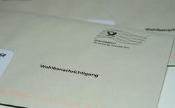Umschlag Wahlbenachrichtigung