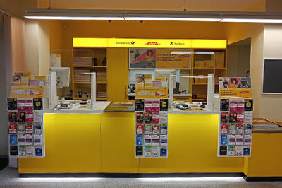 neue Postfiliale am Bahnhof in Espelkamp