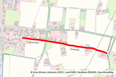 Vollsperrung in Gestringen