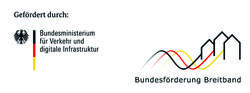 Logo: Bundesministerium f�r Verkehr und digitale Infrastruktur/Bundesf�rderung f�r Breitband
