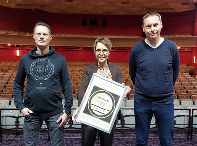 Das Theater ist zertifiziert