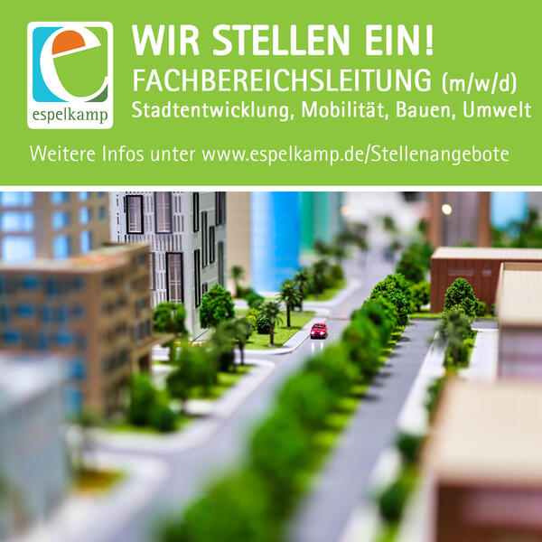 Fachbereichsleitung Stadtentwicklung, Mobilit�t, Bauen und Umwelt (w/m/d)