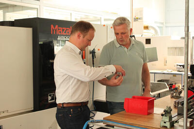 Henning Vieker und Claus Clauder im Dialog