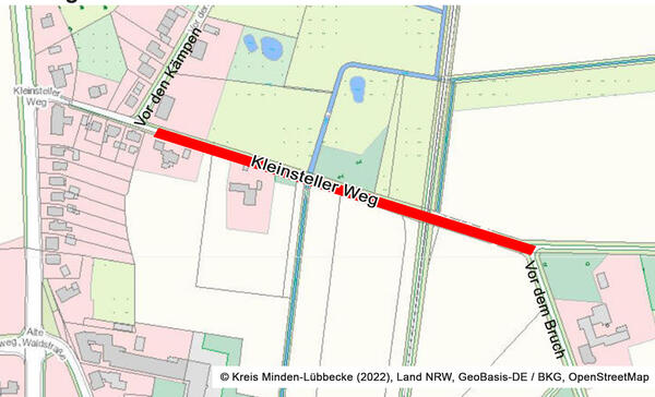 Sperrung Kleinsteller Weg