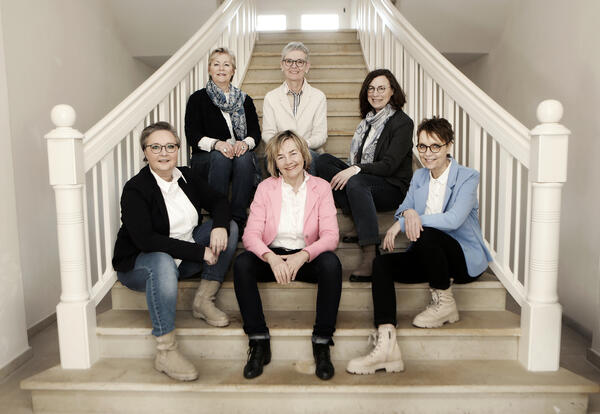 Arbeitskreis Kultur 5.0 v.l.n.r. Petra Dax, Beate Henke, Marie-Luise Kleinehollenhorst, Petra Prochnow, Angela L�ling und Gabi Kopp