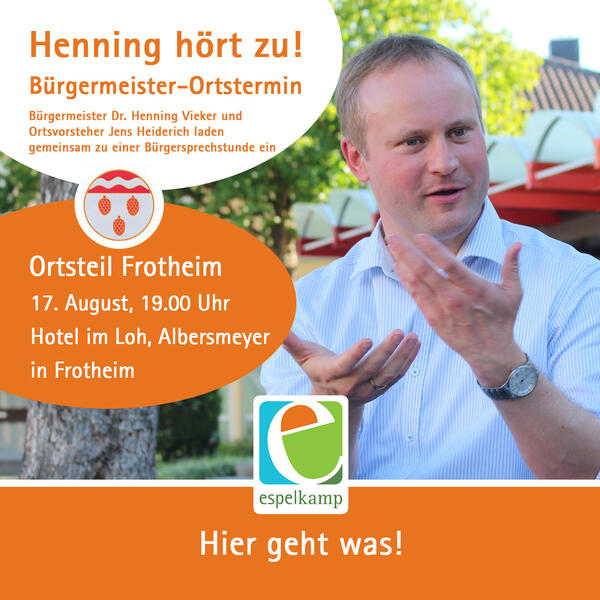 Ortsteilgespr�ch in Frotheim