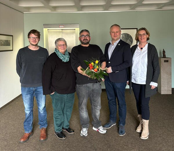 25-j�hriges Dienstjubil�um Darius Braune