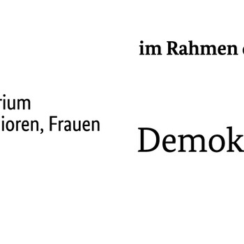 Logo F�rderprogramm "Demokratie leben!"