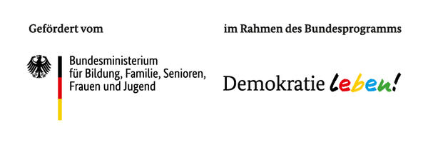 Logo: Demokratie leben!