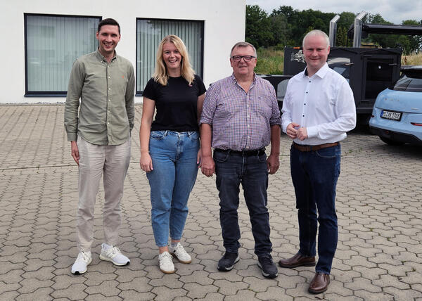Jubil�umsbesuch bei Schneider Gastrononmie und Catering