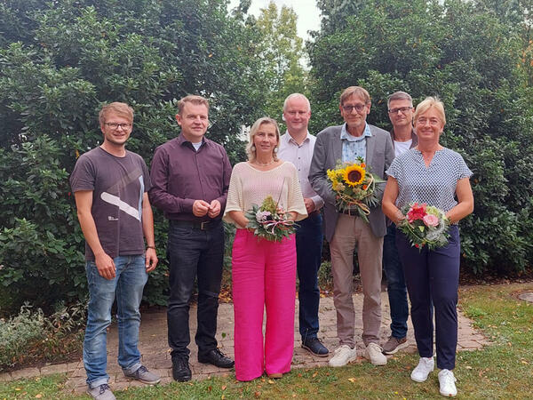 Die Jubilare erhielten Gl�ckw�nsche