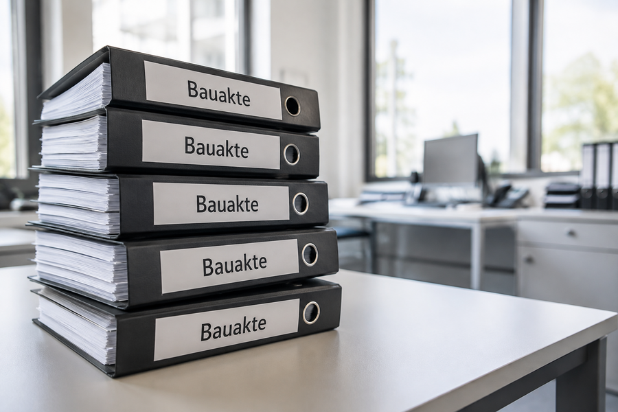 Ausgabe der Bauakten