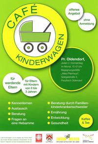 Flyer Cafe Kinderwagen