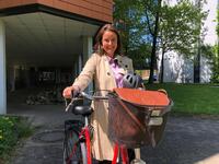 Landr�tin Anna Katharina B�lling Fahrrad