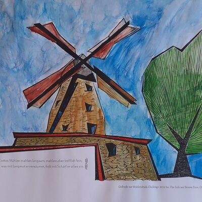 M�hlengestaltung von Clemens (7) aus Diepenau_Foto Martina Kehlbeck