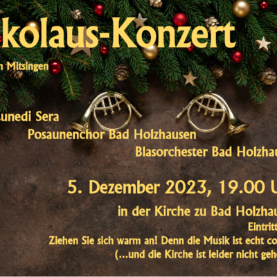 Nikolauskonzert Plakat