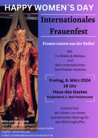 Internationales Frauenfest 2024 Plakat