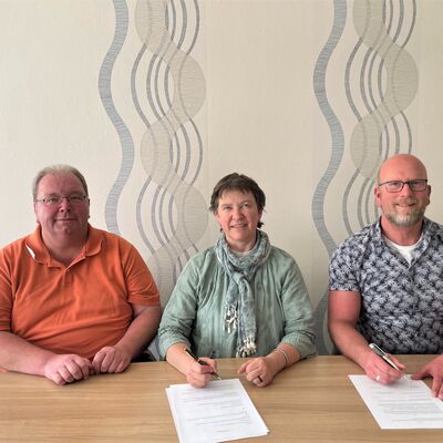 HV Singgemeinde Lashorst Vertragsunterzeichnung