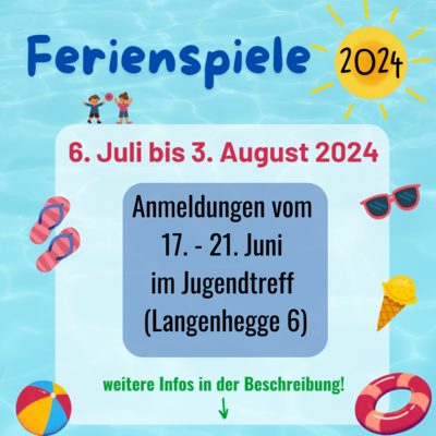 Ferienspiele Sommer 2024