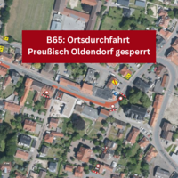 Sperrung der B65