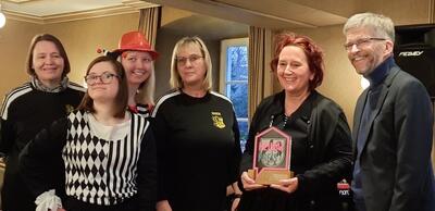 �bergabe des 2. Platzes f�r den Heimatpreis