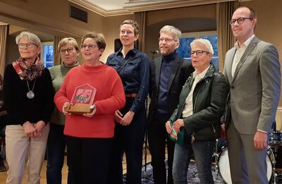 �bergabe des 1. Platzes f�r den Heimatpreis