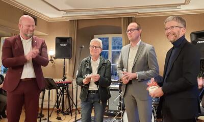 Bild von B�rgermeister Marko Steiner und der Jury des Heimatpreises