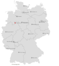 Lagekarte Preu�isch Oldendorf
