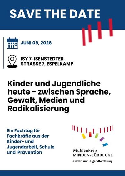 Plakat zum Fachtag �Kinder und Jugendliche heute - zwischen Sprache, Gewalt, Medien und Radikalisierung�