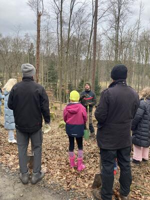 Aufforstungsaktion Wiehengebirge
