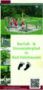 Titel Flyer Barfu�- und Sinneslehrpfad