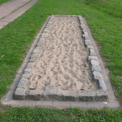 3. Feld mit Sand
