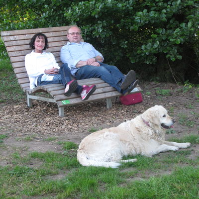 Ausruhen auf dem Waldsofa
