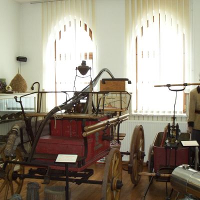 Verschiedene Exponate im Feuerwehrmuseum Schr�ttinghausen