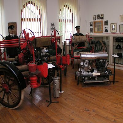 Verschiedene Exponate im Feuerwehrmuseum Schr�ttinghausen 