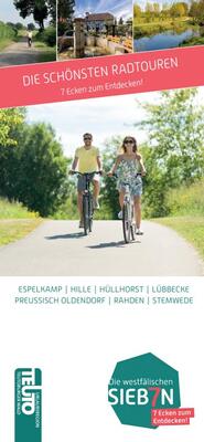 Zusehen ist das Titelbild des Flyers Die sch�nsten Radtouren.