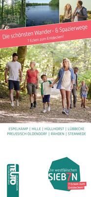 Zusehen ist das Titelbild des Flyers die sch�nsten Wander- und Spazierwege.