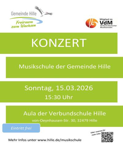 Plakat Konzert Musikschule
