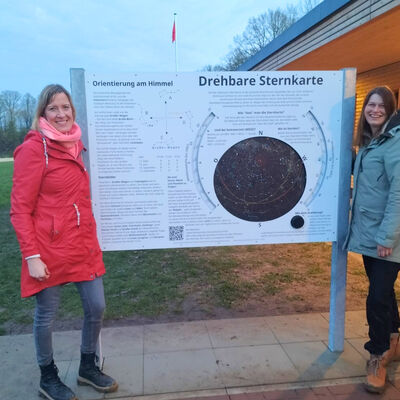 Gemeinde Hille_EFRE Projektmitarbeiterinnen Friederike Thele und Simone Breuer
