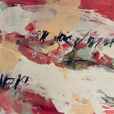 Gem�lde abstrakt von Elisabeth Weyermanns, Hille