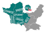 Karte Die westf�lischen Sieben