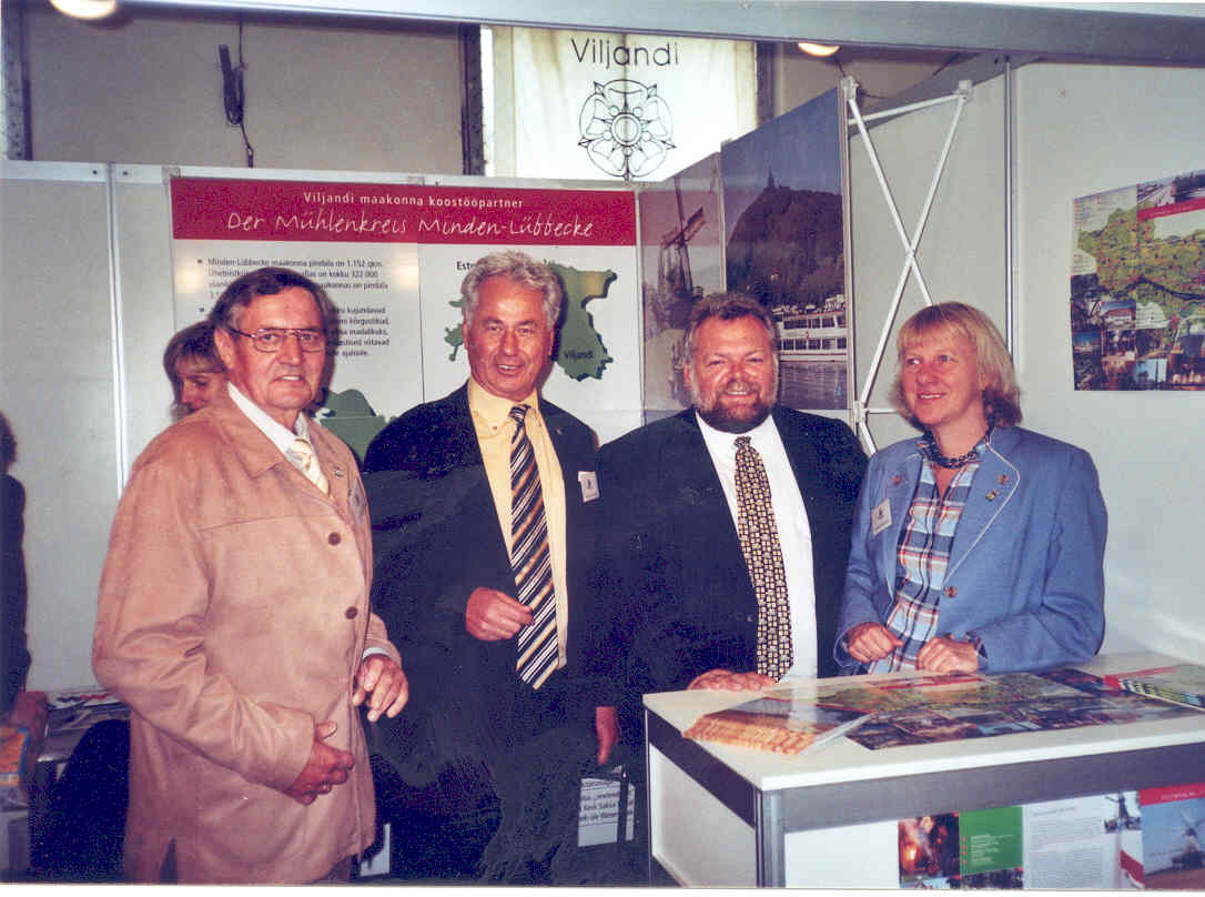 Partner pr�sentieren sich gemeinsam auf Messe in Estland