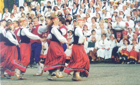 estnische Tanzgruppe