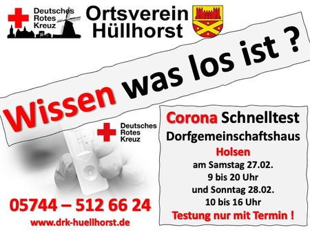 DRK Corona-Schnelltest