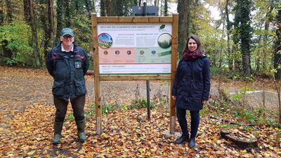 20221117_Info-Schild Klimawandel+Wald