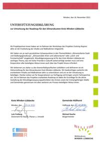 Unterst�tzungserkl�rung Umsetzung Evolving Regions